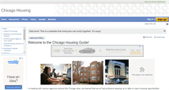 Desktop Screenshot of chicagosubhousing.com