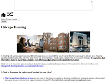Tablet Screenshot of chicagosubhousing.com
